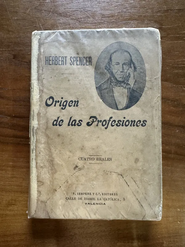 Origen de las Profesiones - Spencer Herbert (5c4)