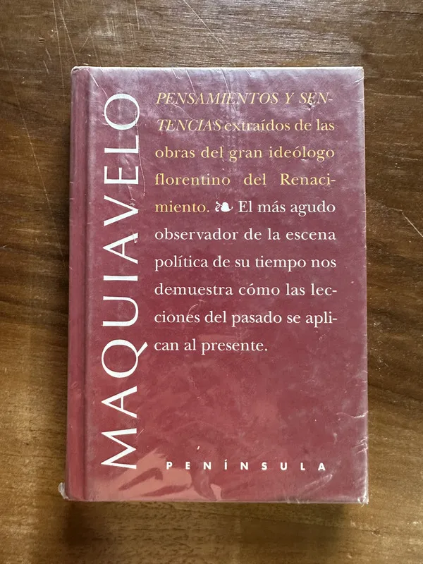 Pensamientos y Sentencias - Maquiavelo Nicolas (5c4)
