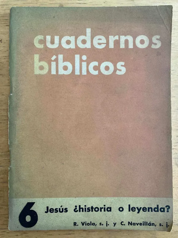 Tapa de Jesus Historia O Leyenda - Viola; Naveillan (k6)