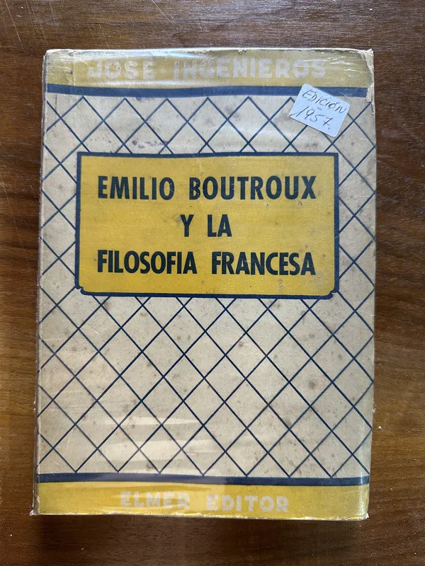 Emilio Boutroux y la Filosofia Francesa - Ingenieros (5c5)