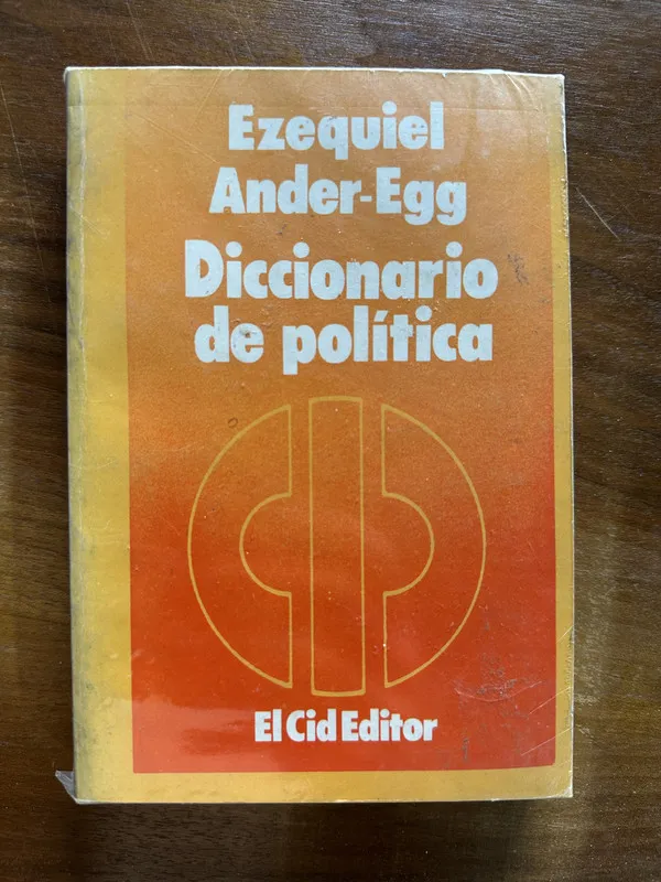 Tapa de Diccionario de politica - Ander-Egg Ezequiel (5c6)