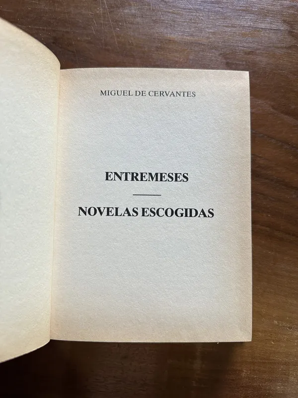Entremeses - Cervantes Miguel de (5c6)