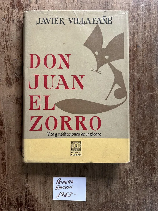Tapa de Don Juan El Zorro - Villafañe Javier (5g2)