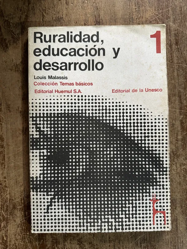 Tapa de Ruralidad educacion y desarrollo - Malassis Louis (5g2)