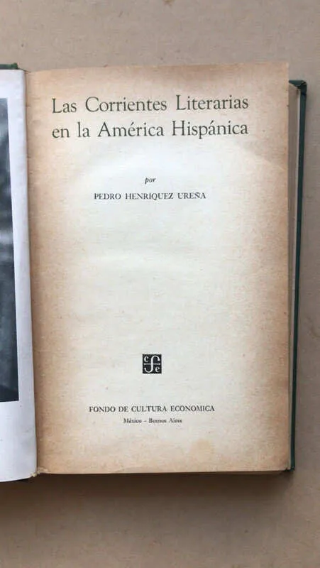 Las Corrientes Literarias En La America- Henriquez Ureña (ñ2