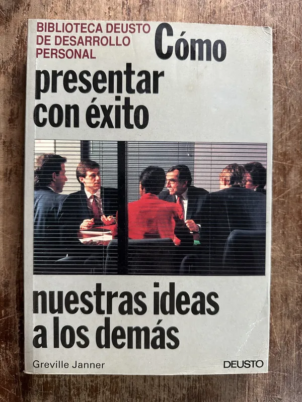 Tapa de Como presentar con exito nuestras ideas a los - Janner (5g4
