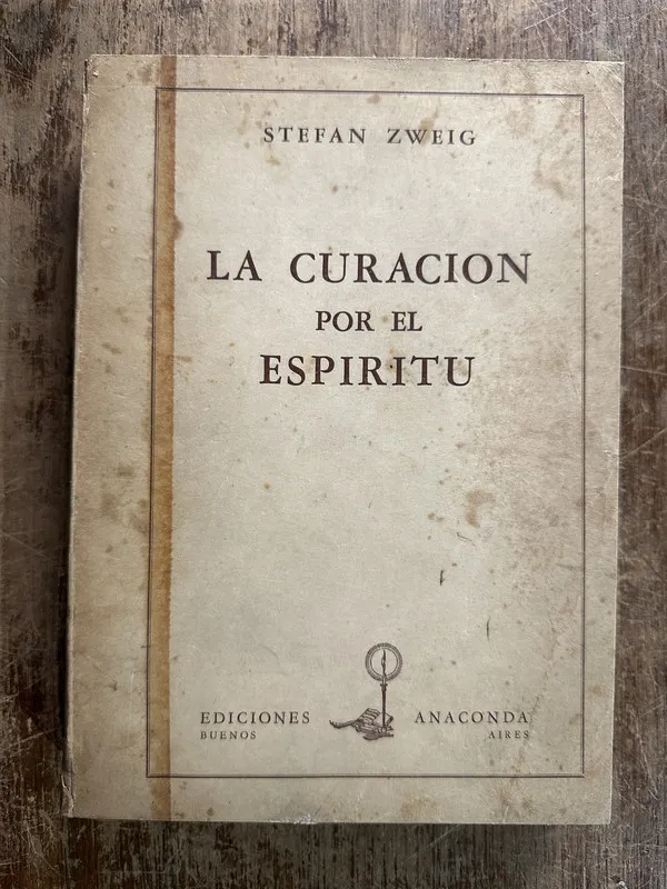 Tapa de La curacion por el espiritu - Zweig Stefan (5g4)