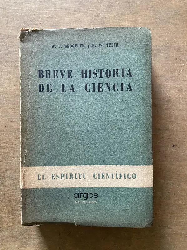 Tapa de Breve Historia de la Ciencia - Sedgwick (3x5)