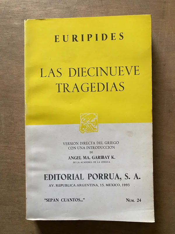 Las diecinueve tragedias - Euripides (3x6)