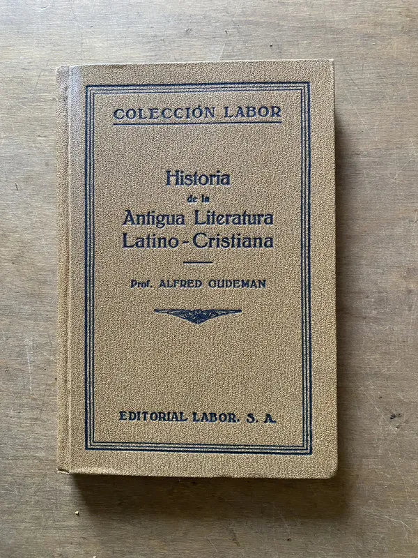 Historia de la Antigua Literatura - Gudeman (3x6)