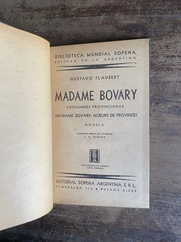 Madame Bovary - Flaubert Gustavo (4t0)