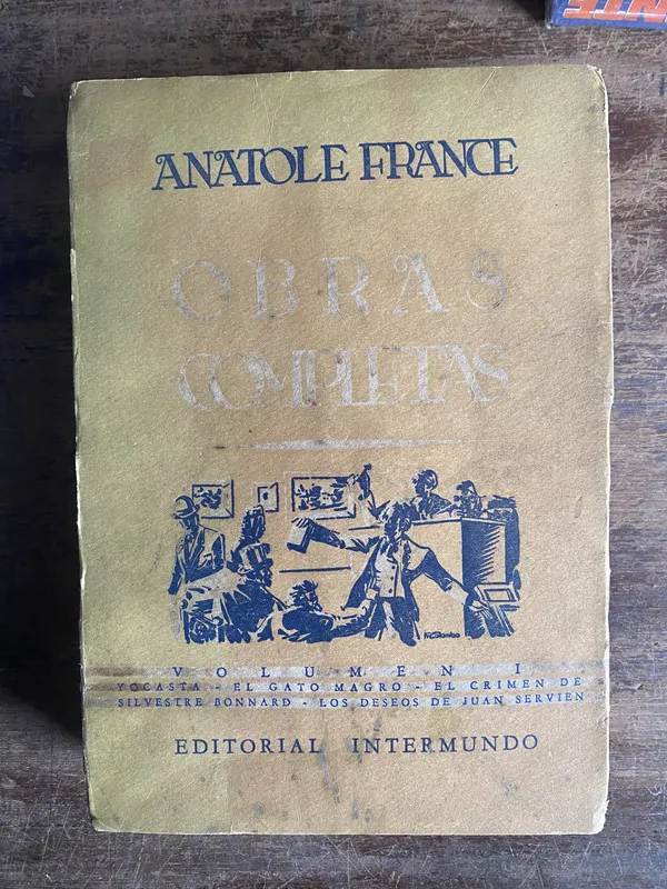 Tapa de Obras Completas - France Anatole (5f0)