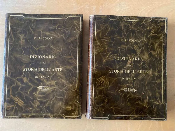 Tapa de Dizionario Della Storia Dell Arte In Italia - Corna (F4)