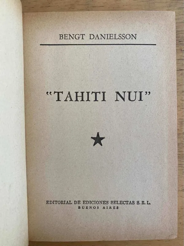 Tahiti Nui - Danielsson, Bengt (k3)