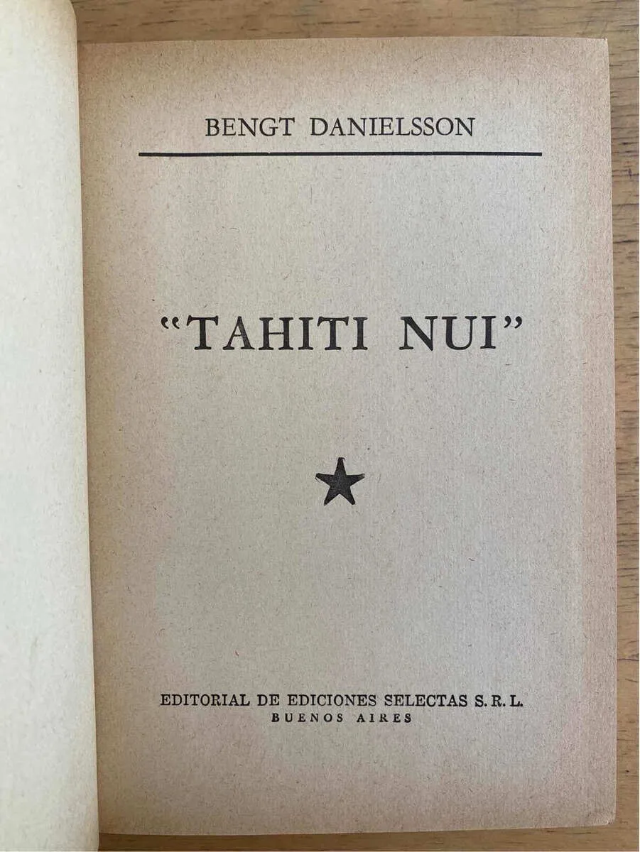 Tahiti Nui - Danielsson, Bengt (k3)