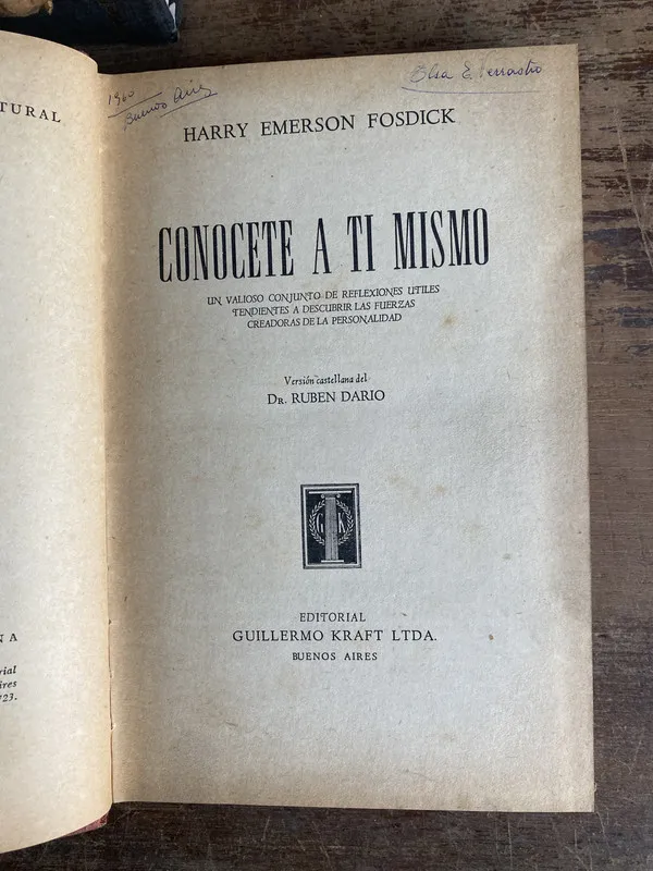 Conocete a ti mismo - Fosdick Harry Emerson (4m0)