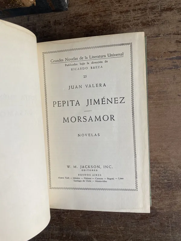 Pepita Jimenez / Morsamor - Valera Juan (4m0)
