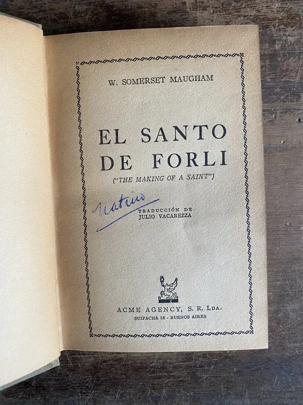 El Santo de Forli - Maugham W. Somerset (4o0)