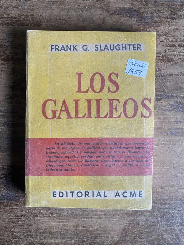 Tapa de Los Galileos - Slaughter Frank G. (4p0)