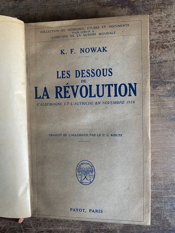 Les dessous de la Revolution (En frances) - Nowak (5n1)