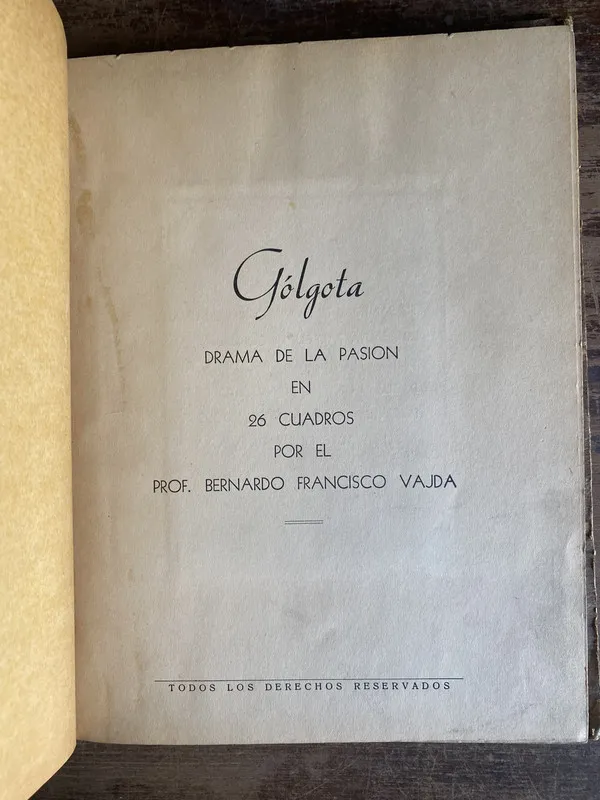 Golgota - Vajda Bernardo Francisco (5n4)