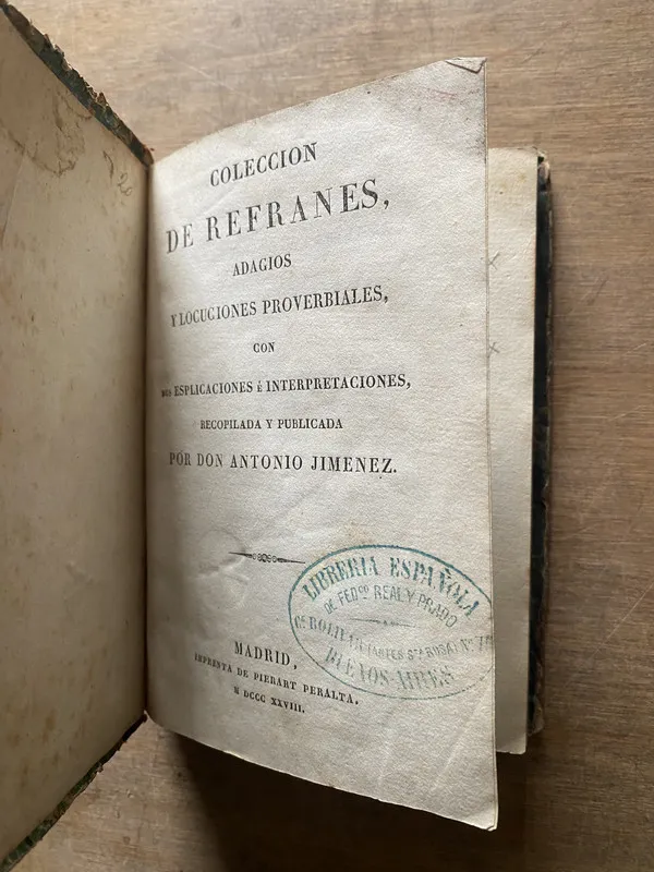 Coleccion de Refranes Adagios y Locuciones - Jimenez (3w2)