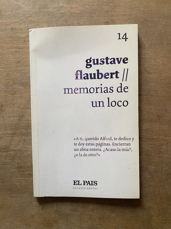 Tapa de Memorias de un loco - Flaubert Gustave (3w3)