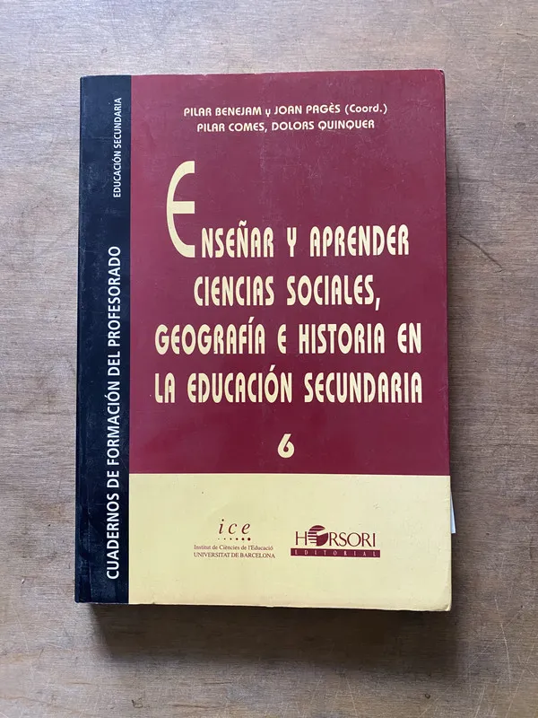 Enseñar y aprender Ciencias Sociales - Benejam (3w3)