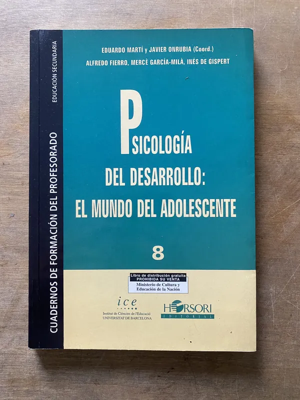 Psicologia del desarrollo: El mundo del - Marti (3w3)