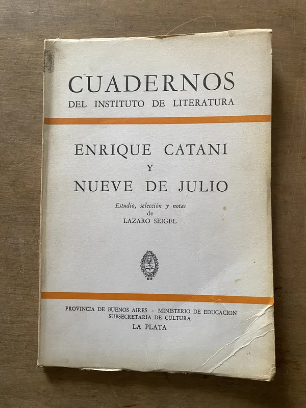 Enrique Catani y Nueve de Julio - Seigel Lazaro (3w4)