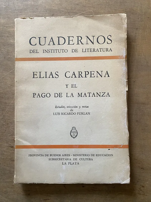 Elias Carpena y el Pago de la Matanza - Furlan (3w4)