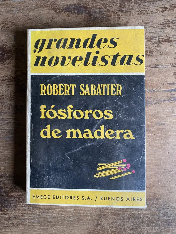 Tapa de Fosforos de madera - Sabatier Robert (5k1)