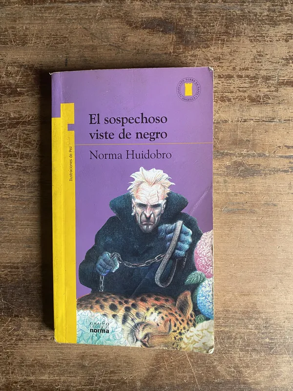 Tapa de El sospechoso viste de negro - Huidobro Norma (5k2)