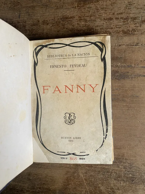 Tapa de Fanny - Feydeau Ernesto (5k3)