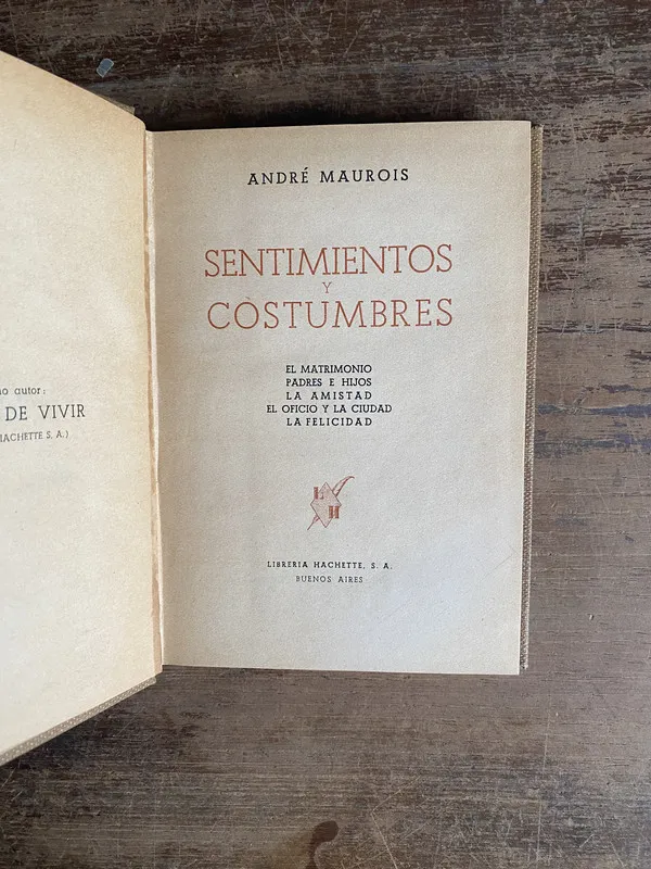 Sentimientos y Costumbres - Maurois Andre (5k3)