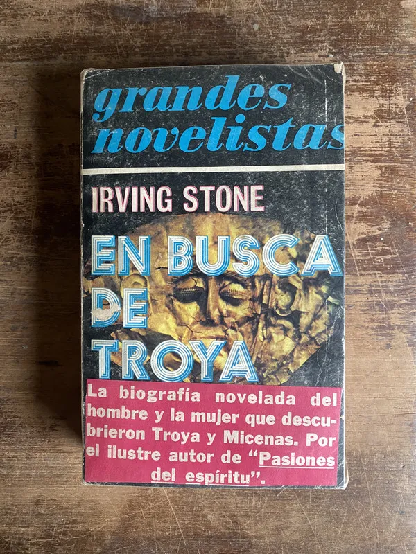 Tapa de En busca de Troya - Stone Irving (5k4)