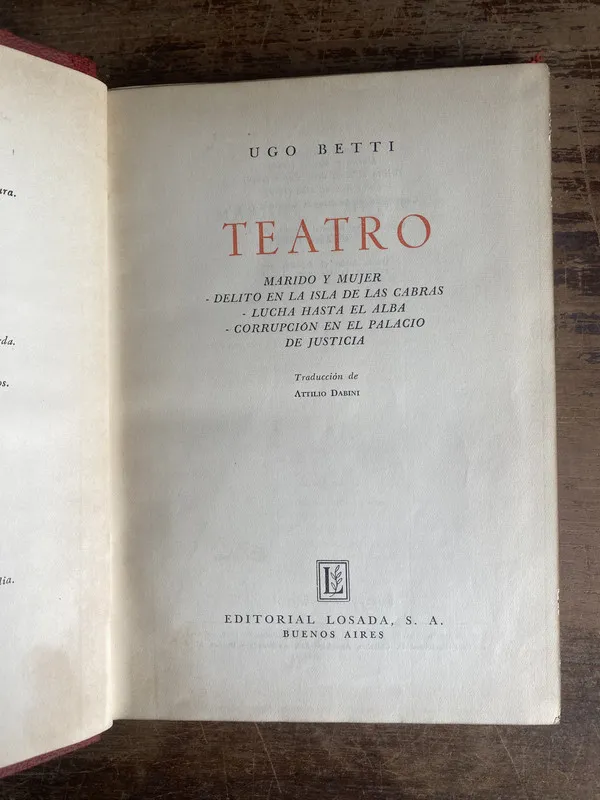 Teatro - Betti Ugo (5k5)