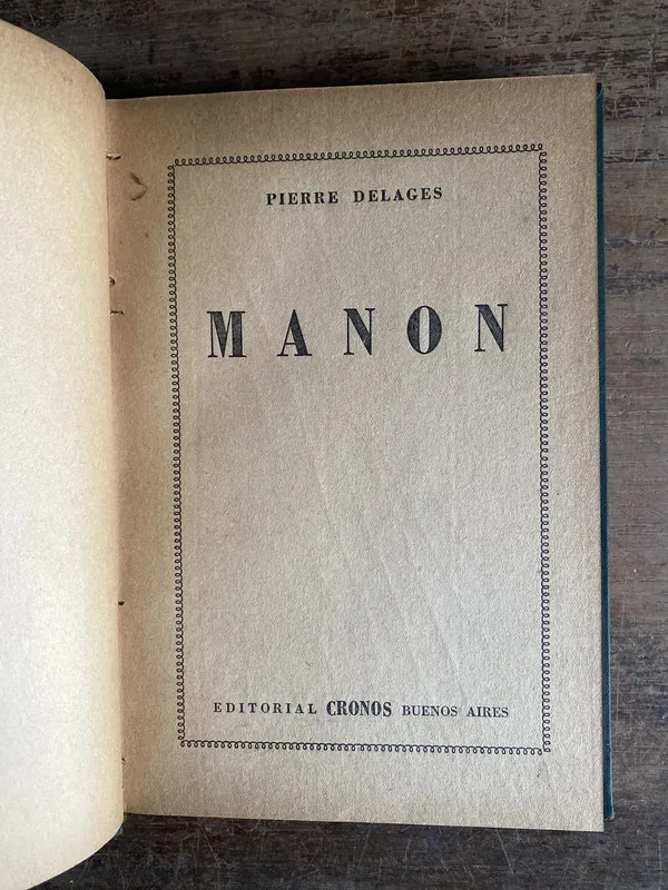 Manon - Delages Pierre (4b0)