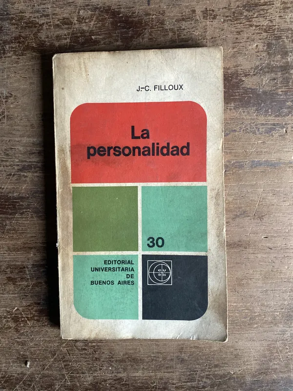 La personalidad - Filloux J.-C. (4c0)
