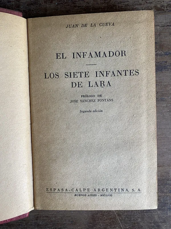 El Infamador / Los Siete Infantes de - De la Cueva (4h0)