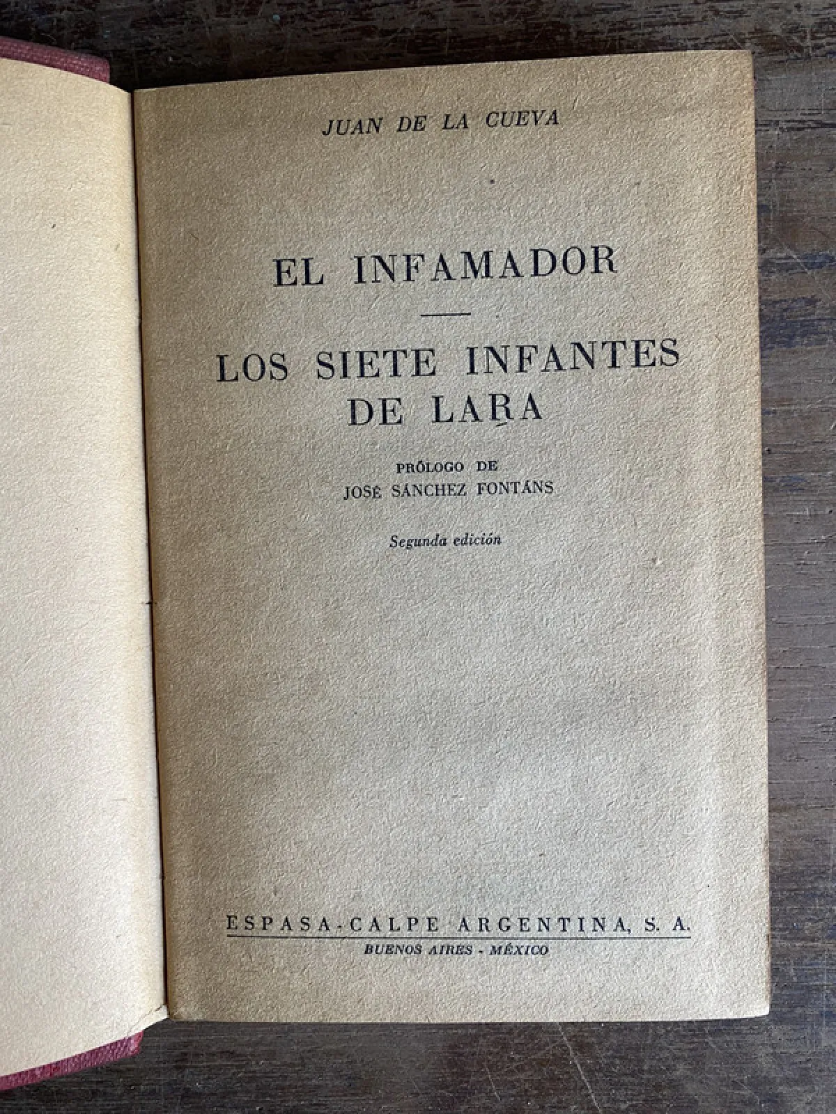 El Infamador / Los Siete Infantes de - De la Cueva (4h0)
