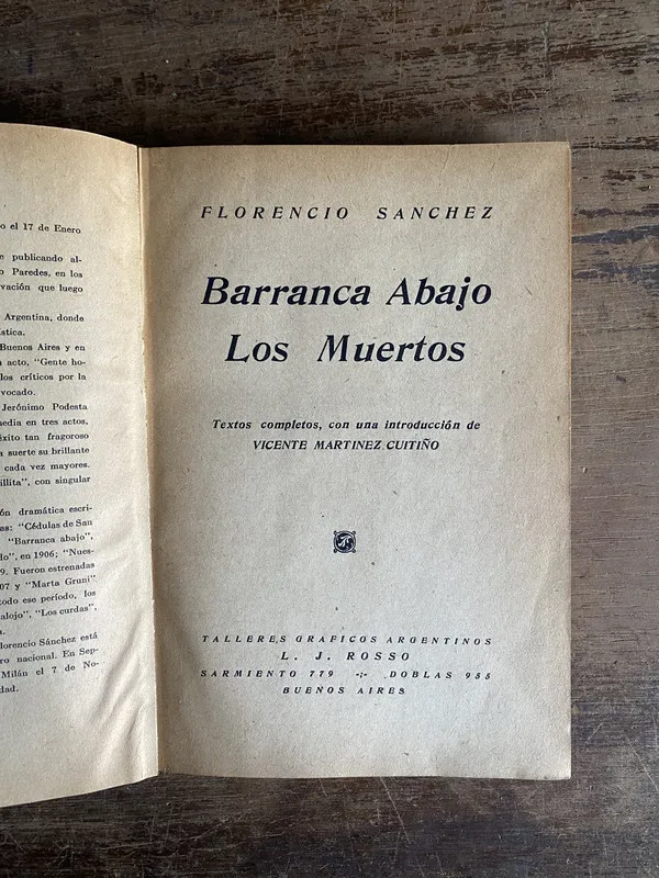 Barranca Abajo / Los Muertos - Sanchez Florencio (4h0)