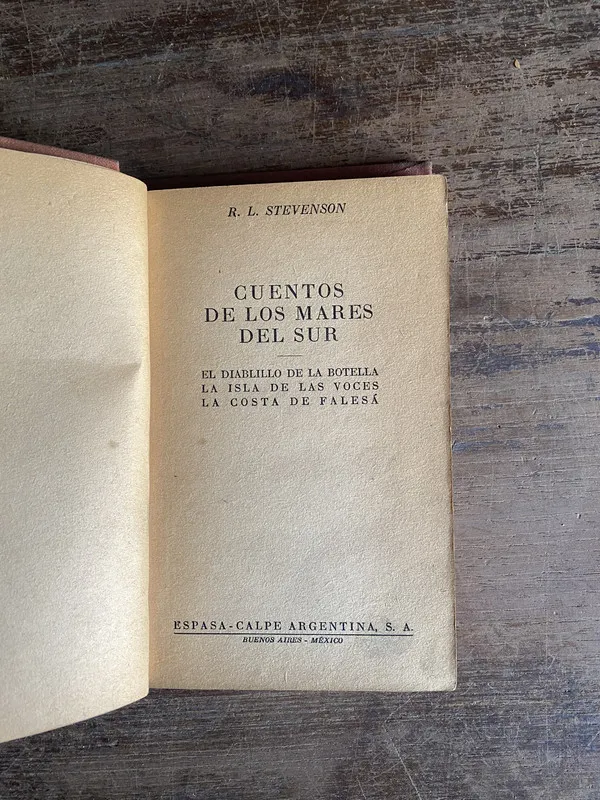 Cuentos de los Mares del Sur - Stevenson R. L. (4h0)