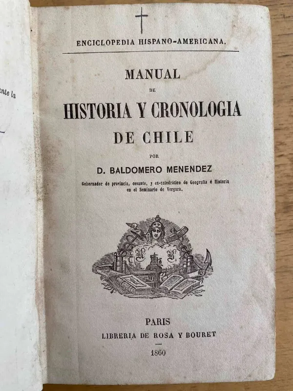 Manual De Historia Y Cronologia De Chile - Menendez (G4)