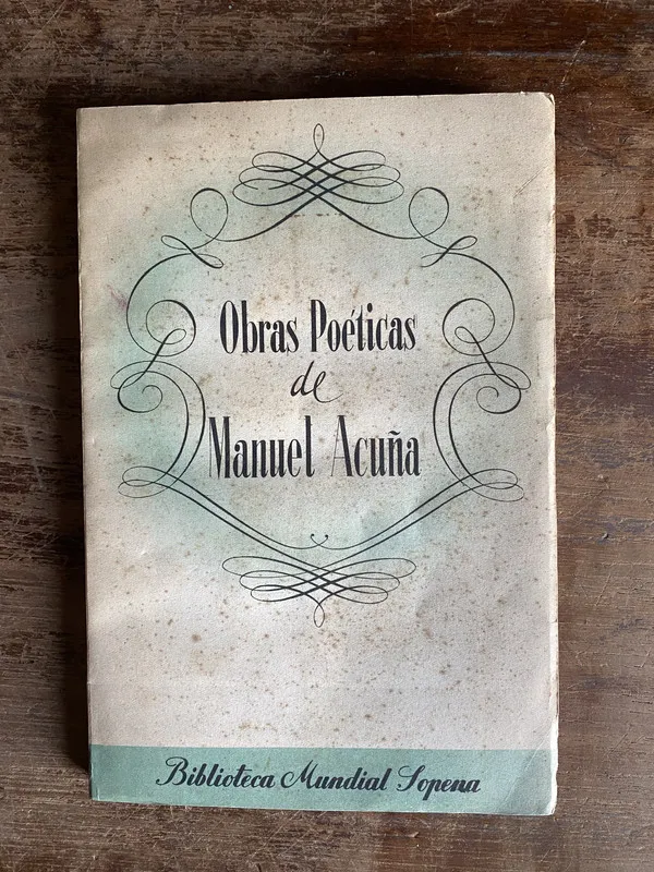Obras Poeticas de Manuel Acuña - Acuña Manuel (5k6)