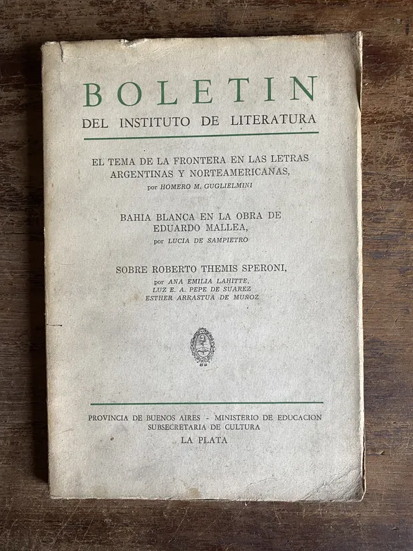 Boletin del Instituto de Literatura - (5k6)