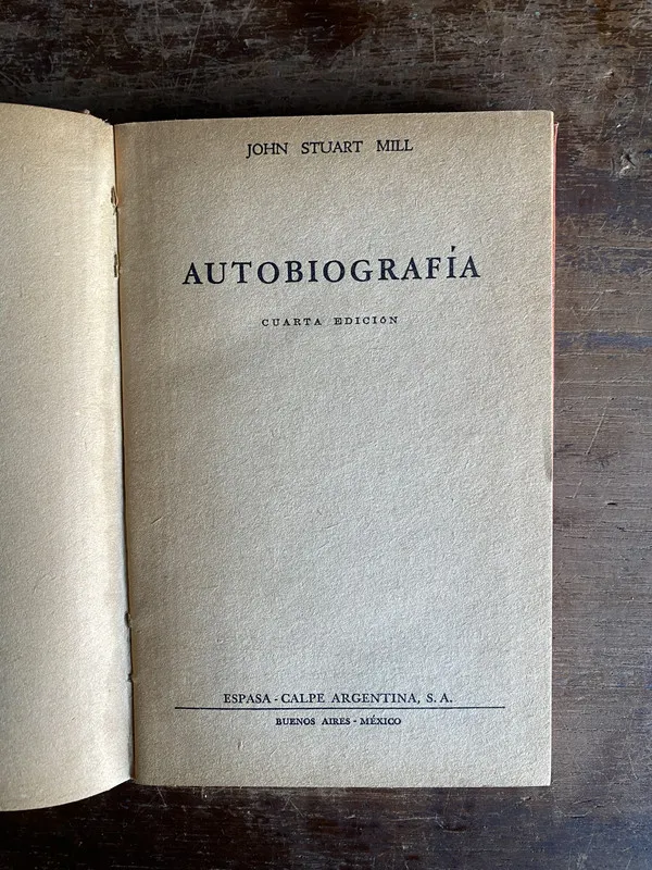 Autobiografia - Mill John Stuart (5k6)