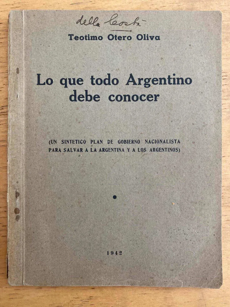 Lo Que Todo Argentino Debe Conocer - Otero Oliva, T. (k3)