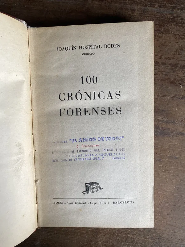 100 Cronicas Forenses - Hospital Rodes Joaquin (5n5)