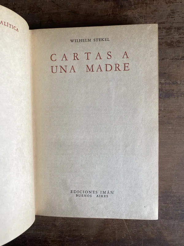 Cartas a una madre - Stekel Wilhelm (5n5)